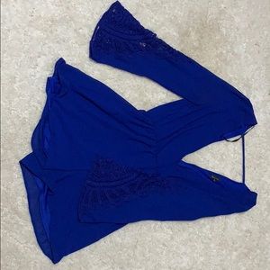 Royal Blue Romper